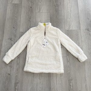 Off white pullover Sherpa